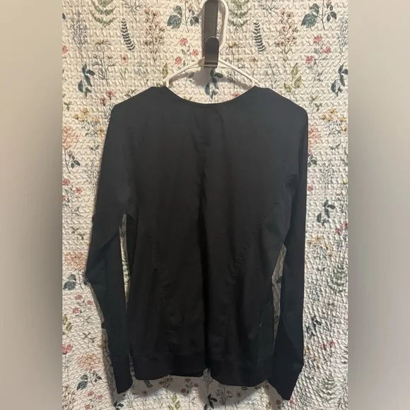 Koi Lite Black Zip-Up Top - Picture 4 of 4